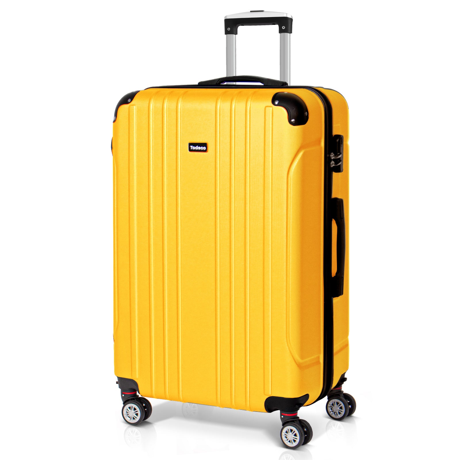 Todeco Suitcase 78cm (Lemon Yellow) – Effortless1