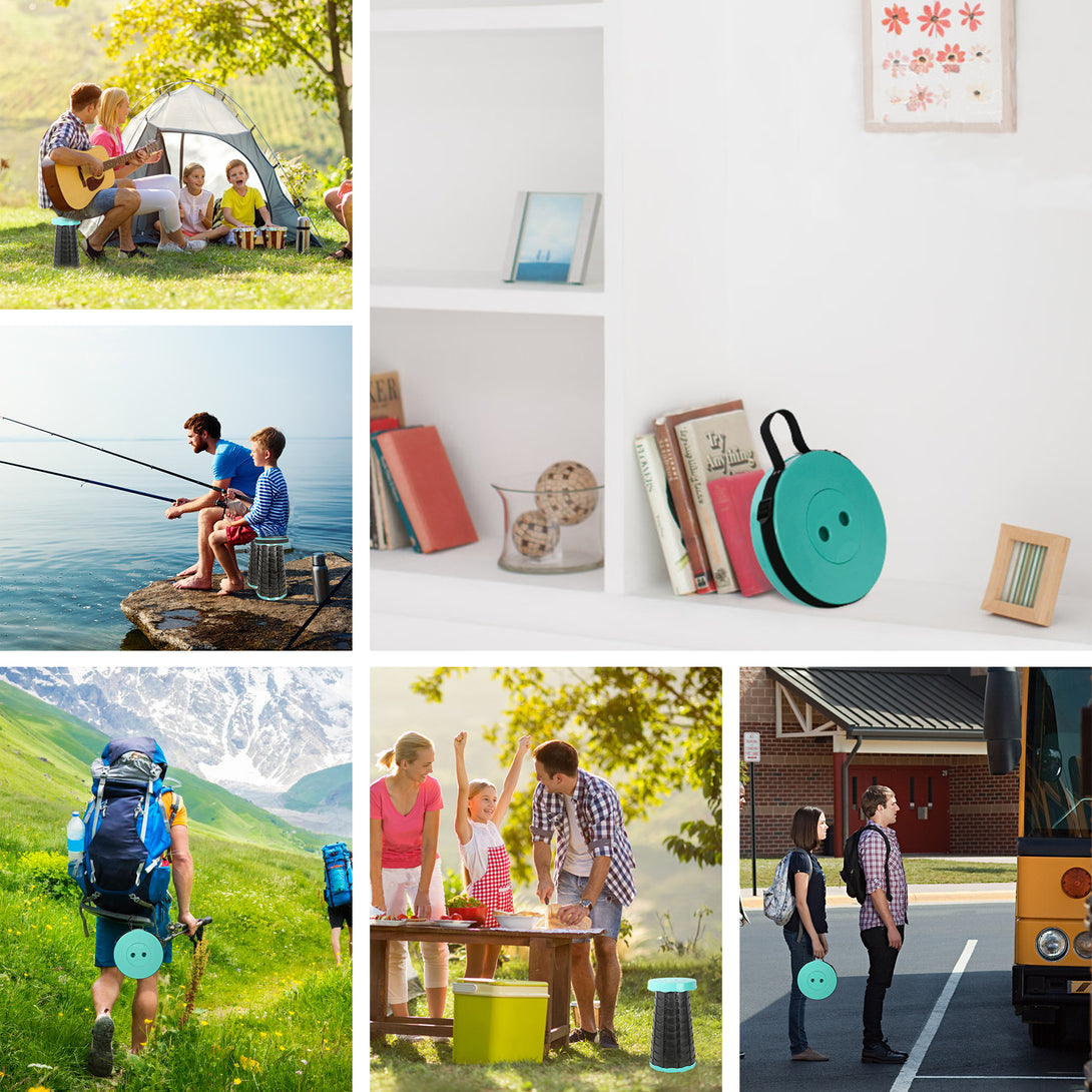 Banquinho Telescópico Portátil