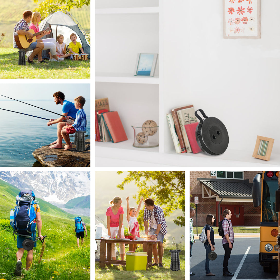 Banquinho Telescópico Portátil