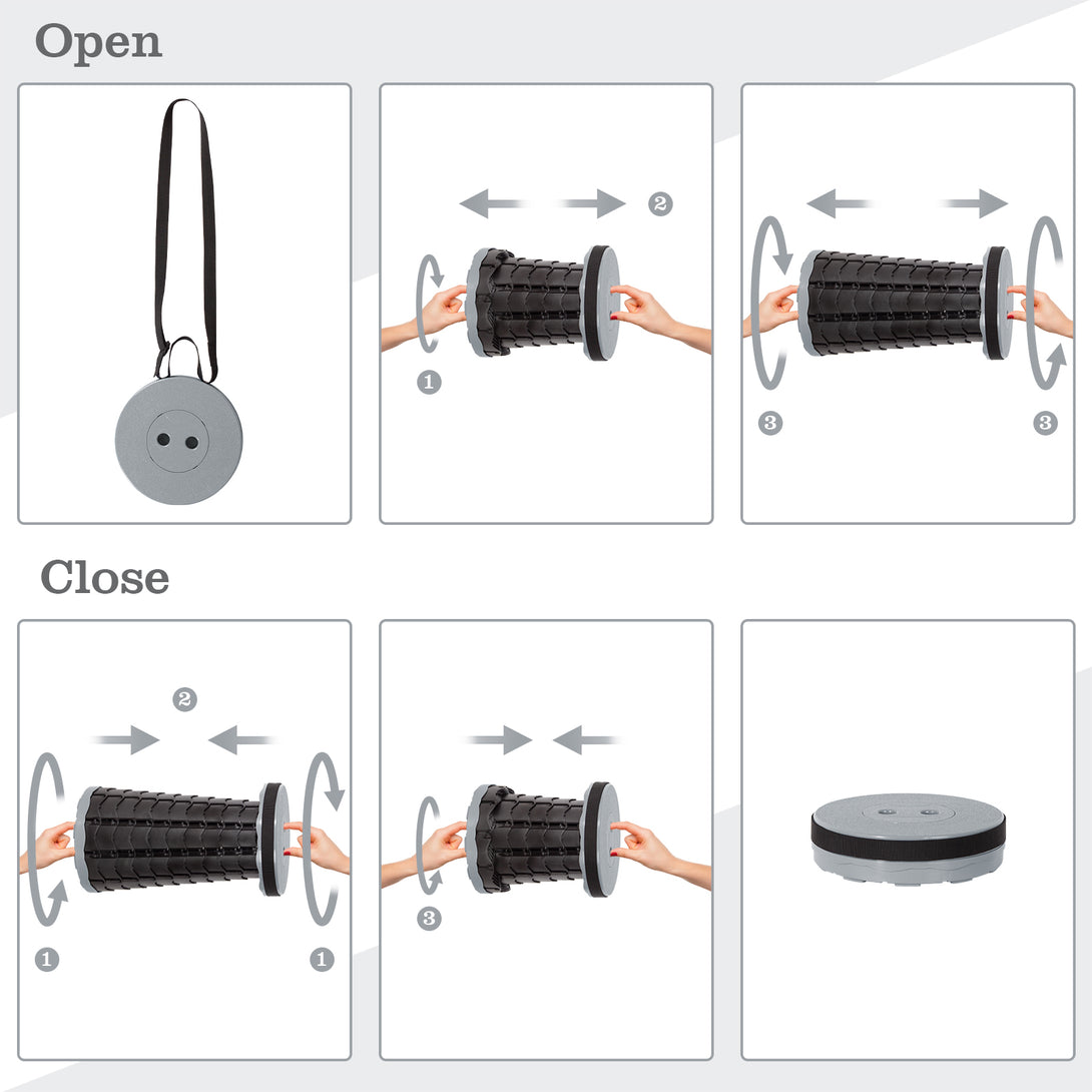 Banquinho Telescópico Portátil