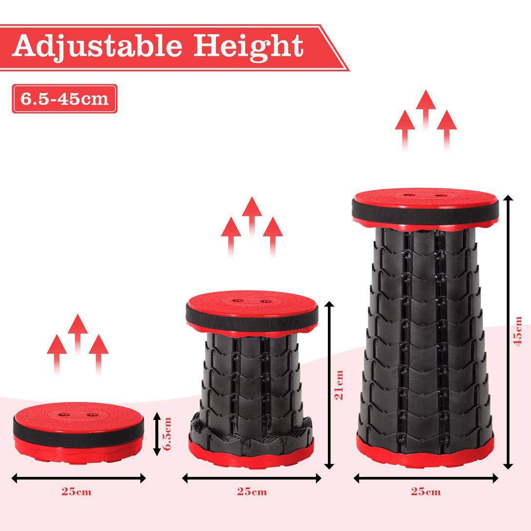 Banquinho Telescópico Portátil