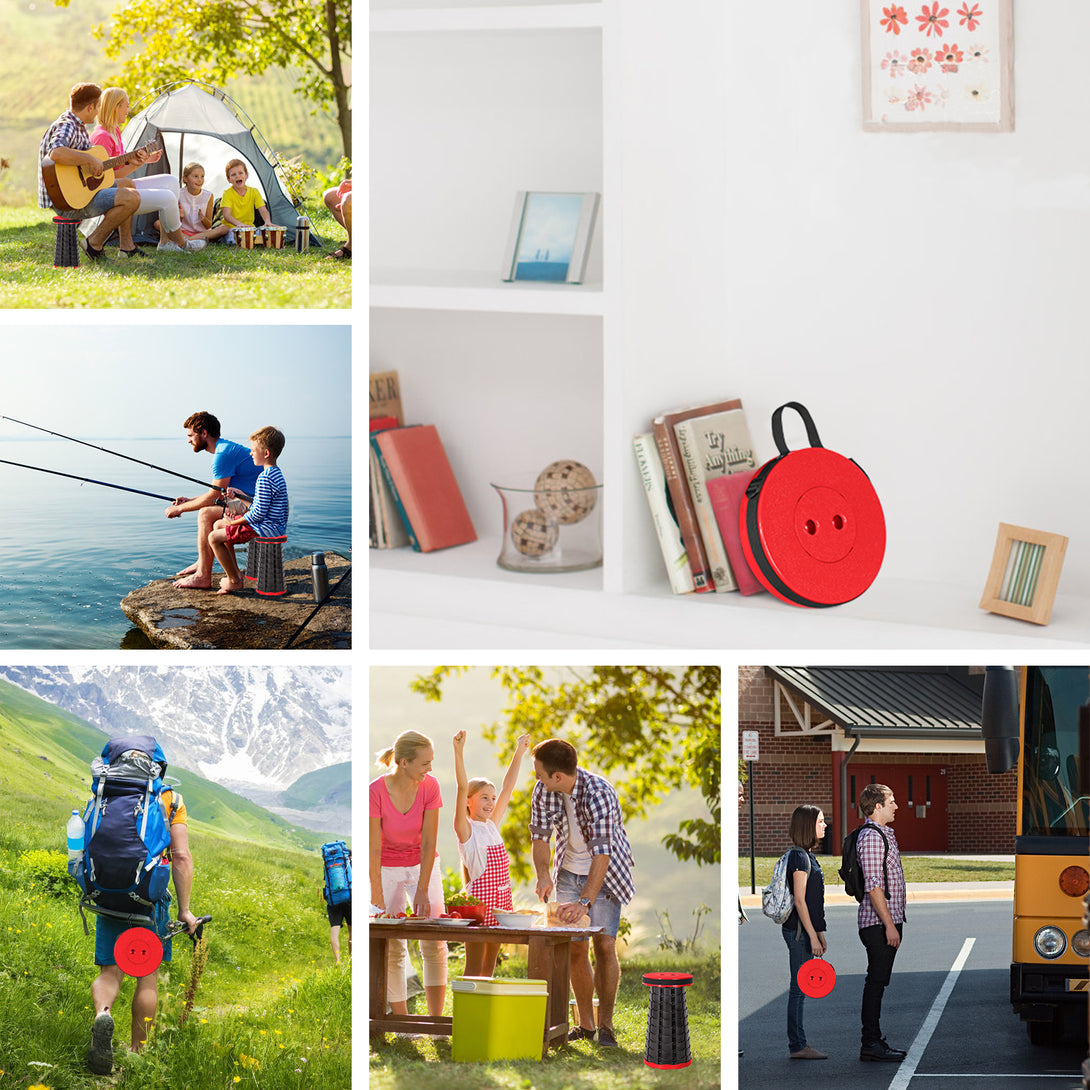 Banquinho Telescópico Portátil