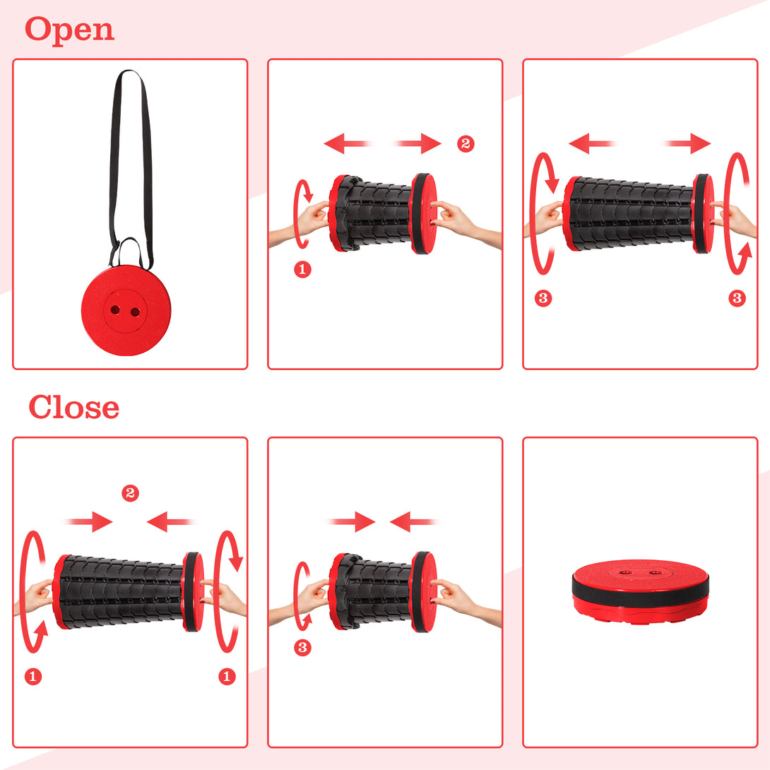 Banquinho Telescópico Portátil