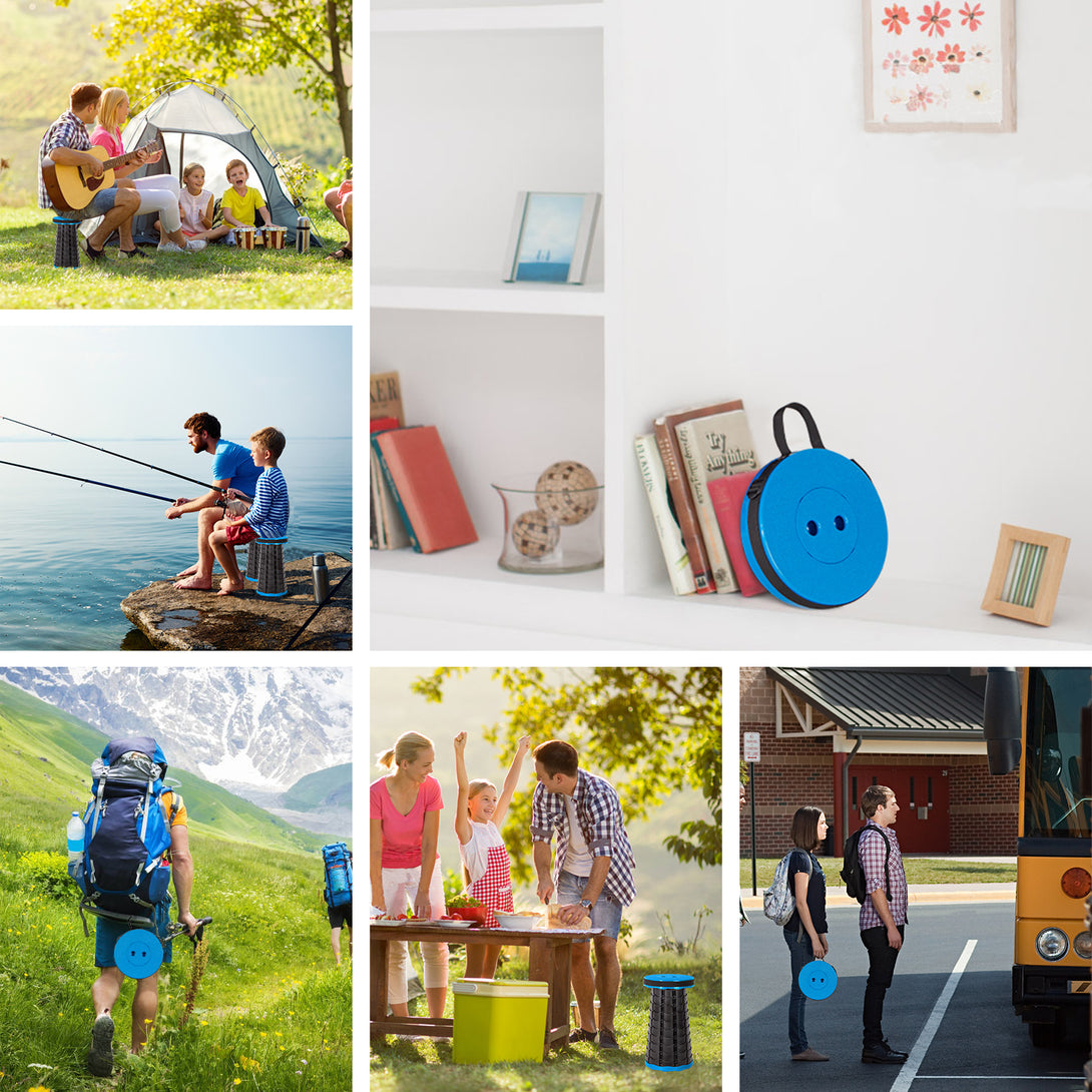 Banquinho Telescópico Portátil