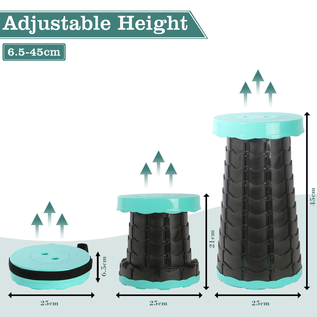 Banquinho Telescópico Portátil