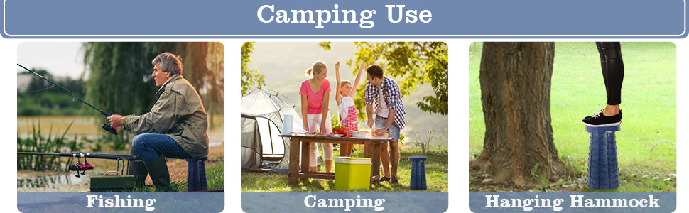 Banquinho Telescópico Portátil