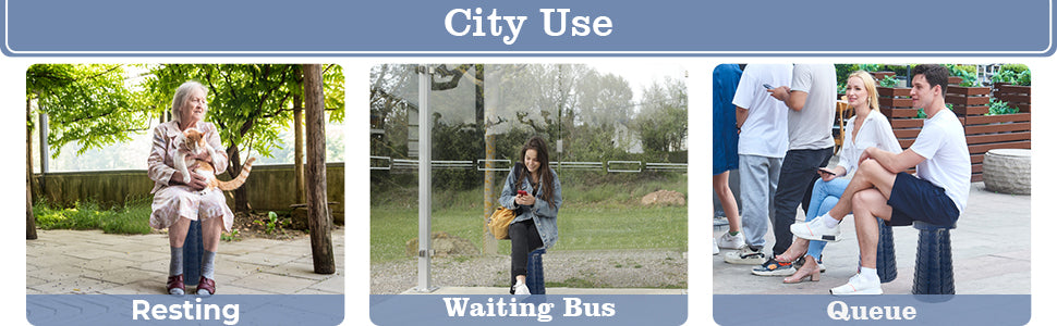 Banquinho Telescópico Portátil