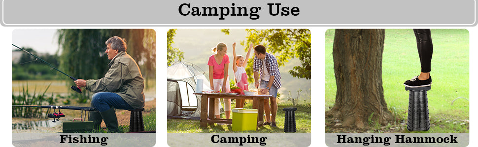 Banquinho Telescópico Portátil