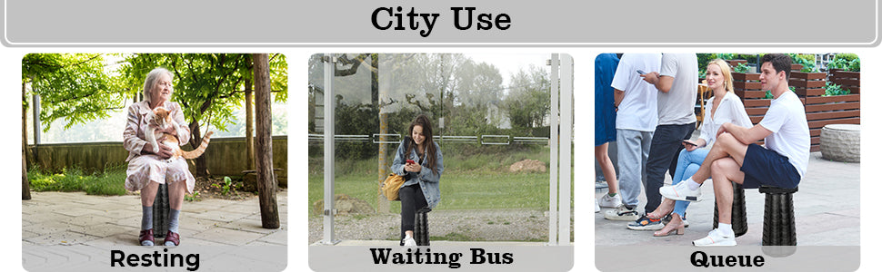 Banquinho Telescópico Portátil