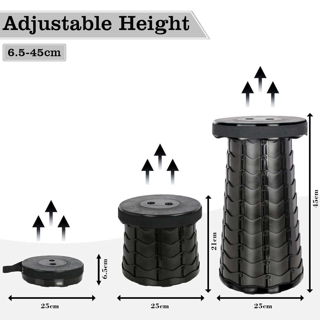 Banquinho Telescópico Portátil