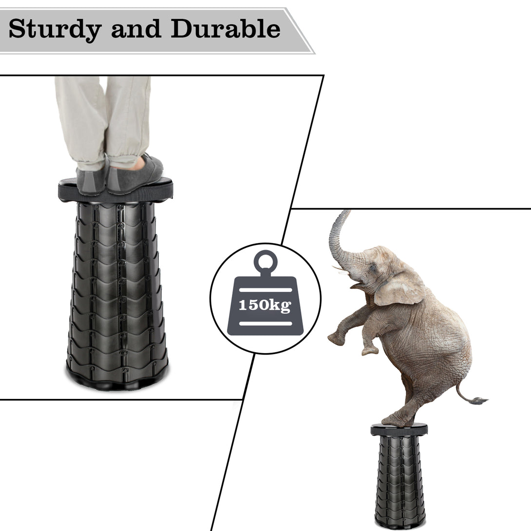 Banquinho Telescópico Portátil