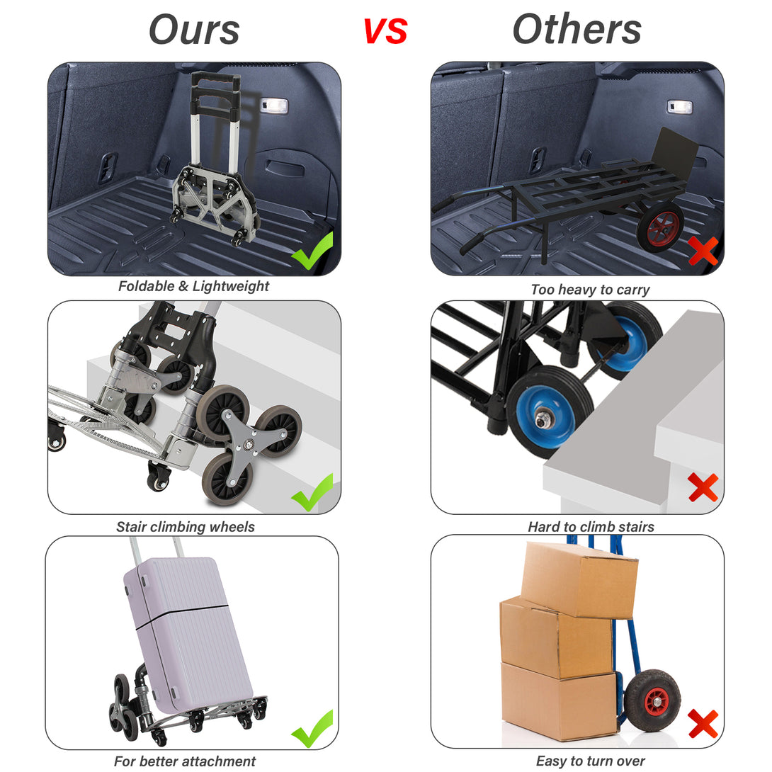 Todeco-Lightweight-Folding-Aluminum-Hand-Truck-with-10-Wheels-Foldable-Moving-Cart-with-Expansion-Ropes-Height-Adjustment-4X-Four-Universal-Wheels-Transport-Cart-Load-80kg-Lightweight-Folding-Aluminum-Hand-Truck-with-10-Wheels