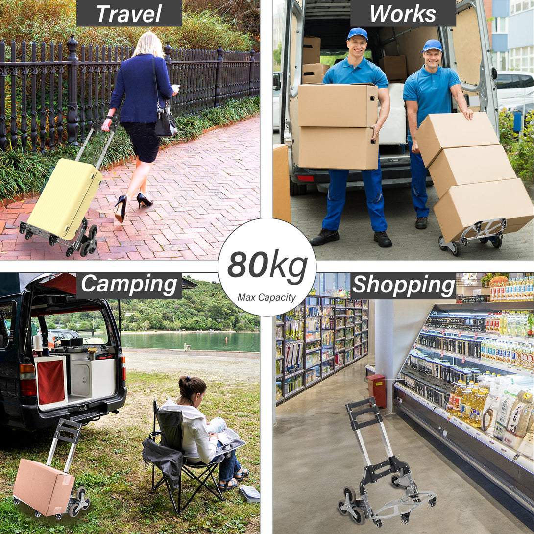 Todeco-Lightweight-Folding-Aluminum-Hand-Truck-with-10-Wheels-Foldable-Moving-Cart-with-Expansion-Ropes-Height-Adjustment-4X-Four-Universal-Wheels-Transport-Cart-Load-80kg-Lightweight-Folding-Aluminum-Hand-Truck-with-10-Wheels