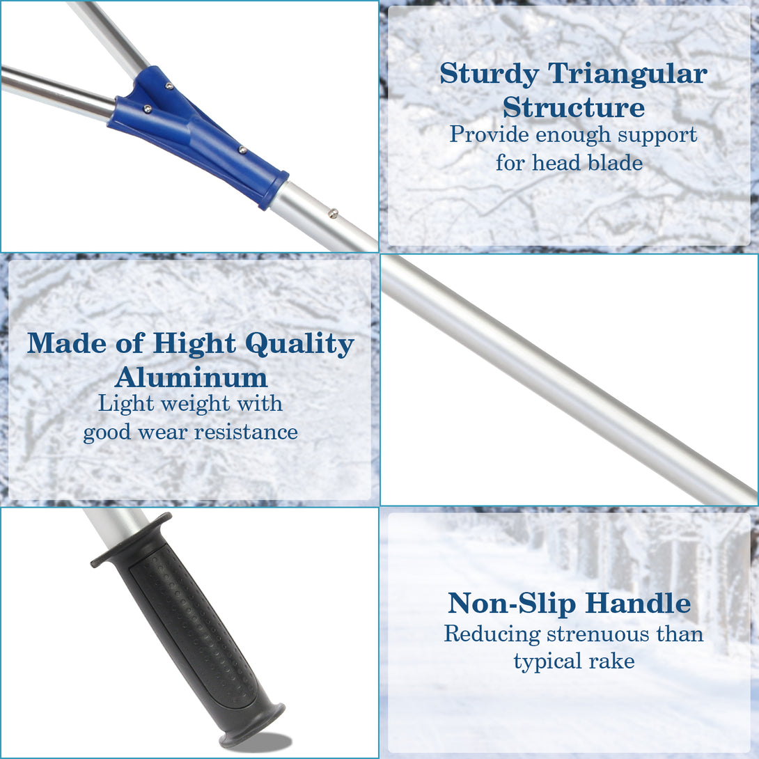 Todeco-Snow-Roof-Rake-for-Snow-Removal-Adjustable-Extendable-170-650cm-Oxford-Cloth-450-42cm-Lightweight-for-Efficient-Snow-Removal