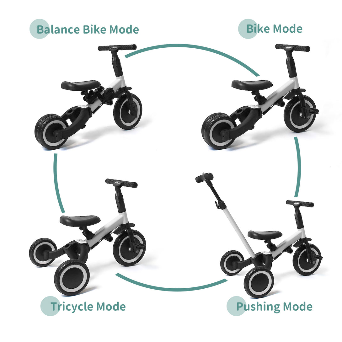4-in-1-Children-s-Tricycle-Bike-Balance-Bike-Balance-Bike-with-Push-Bar-for-Boys-Girls-from-1-to-3-Years-Load-25-kg-Gray-4-in-1-Children-s-Tricycle-Bike-Gray