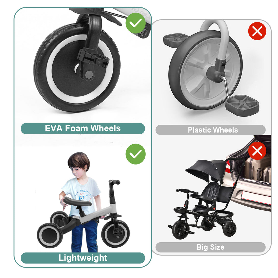 4-in-1-Children-s-Tricycle-Bike-Balance-Bike-Balance-Bike-with-Push-Bar-for-Boys-Girls-from-1-to-3-Years-Load-25-kg-Gray-4-in-1-Children-s-Tricycle-Bike-Gray