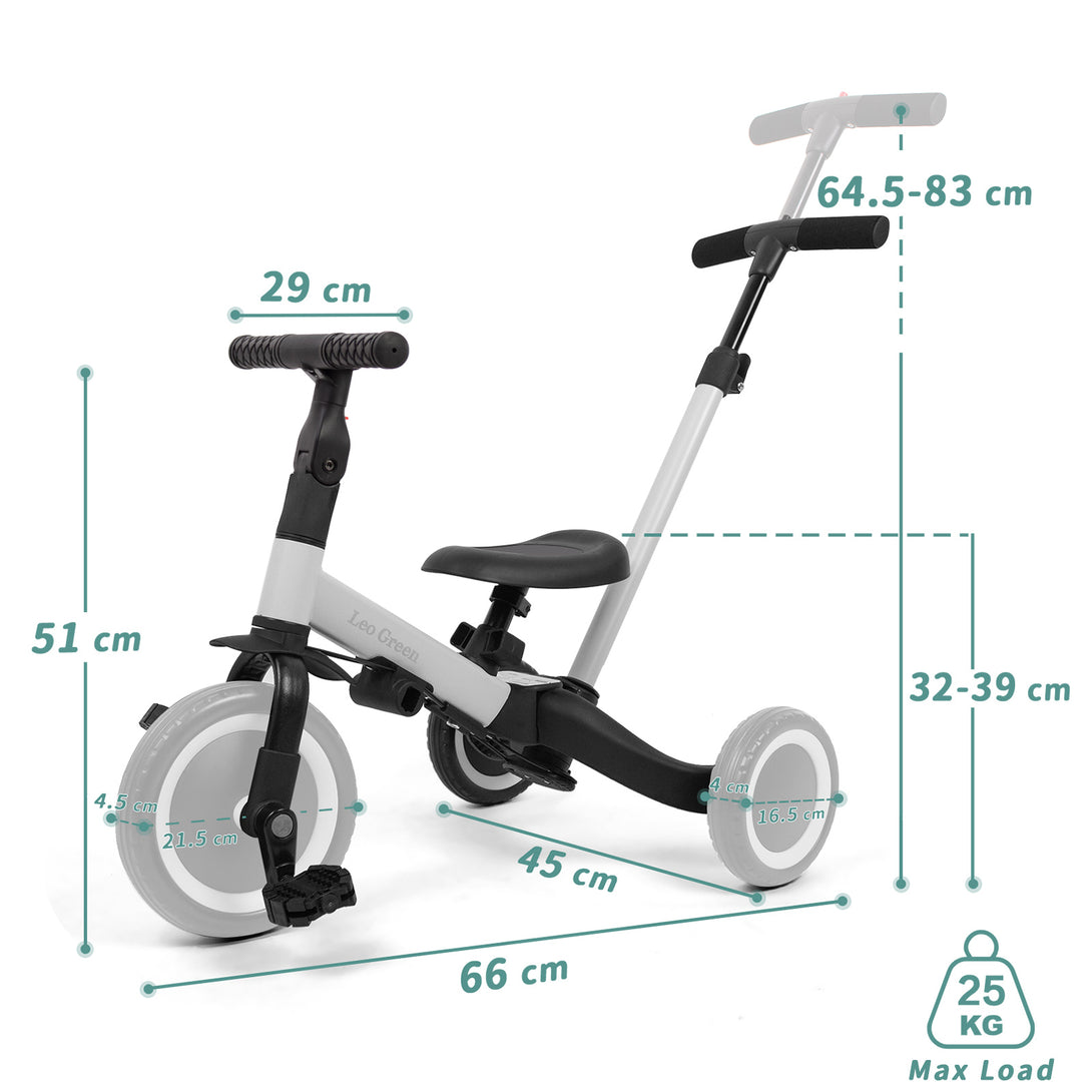 4-in-1-Children-s-Tricycle-Bike-Balance-Bike-Balance-Bike-with-Push-Bar-for-Boys-Girls-from-1-to-3-Years-Load-25-kg-Gray-4-in-1-Children-s-Tricycle-Bike-Gray