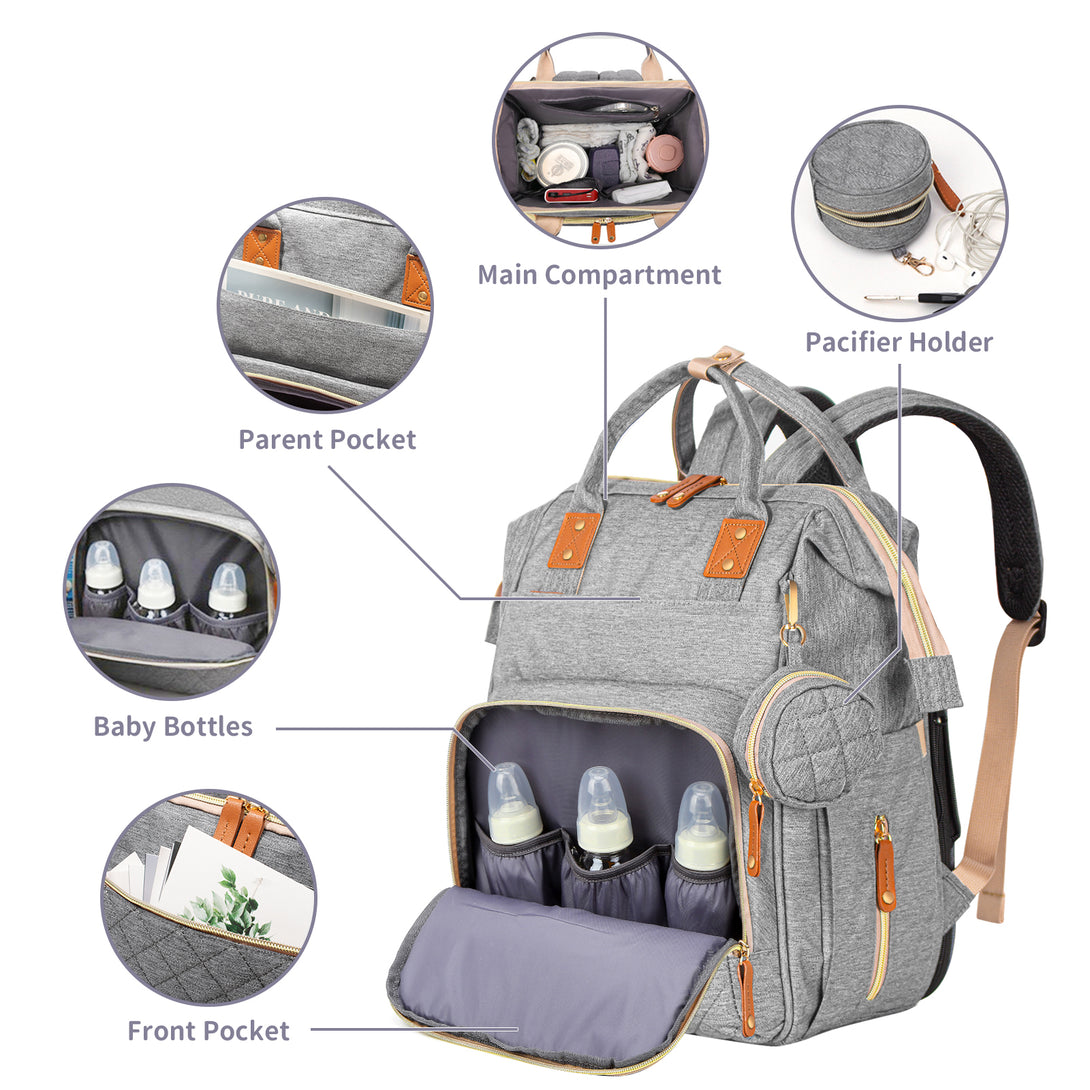 Waterproof Multifunction Diaper Bag