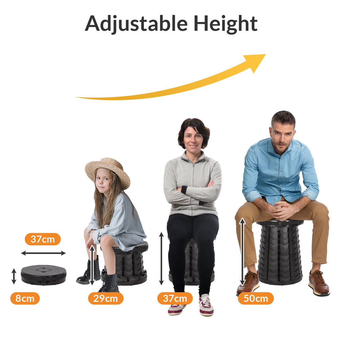 Leogreen-Portable-Camping-Toilet-Portable-Foldable-Lightweight-Hygiene-Hiking-Toilet-Toliet-for-Men-and-Women-for-Camping-Hiking-Excursions-Black