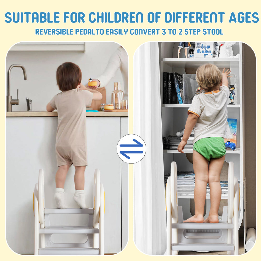 Leogreen-Step-Stool-for-Children-Foldable-Step-Stool-3-Steps-for-Baby-with-Handles-Secure-and-Height-Adjustable-Step-Stools-for-Baby-Room-Stable-Non-Slip-Booster-Seat