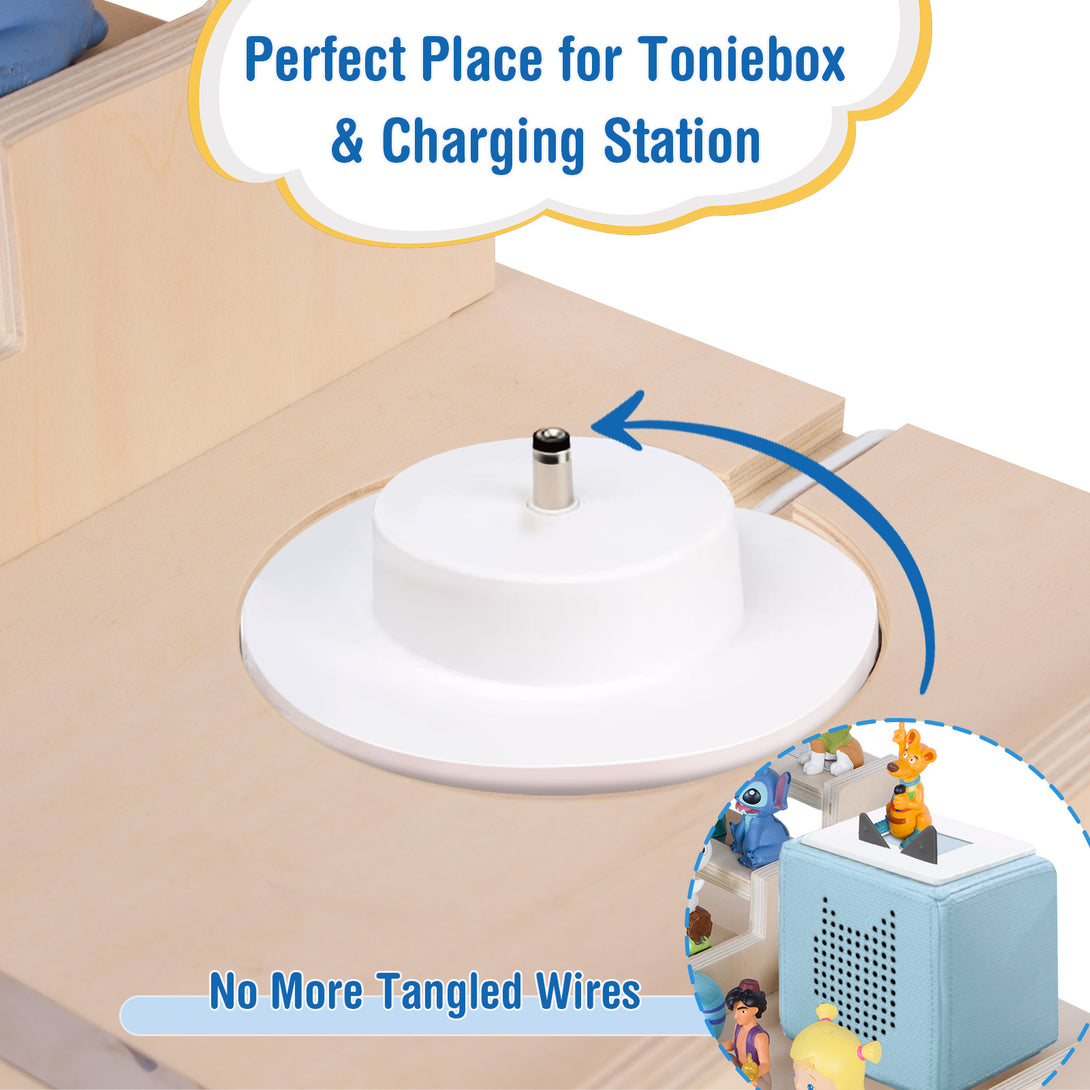 Magnetisches Regal für Tonie Box und Tonies