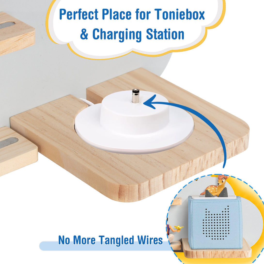 Magnetisches Regal für Tonie Box und Tonies