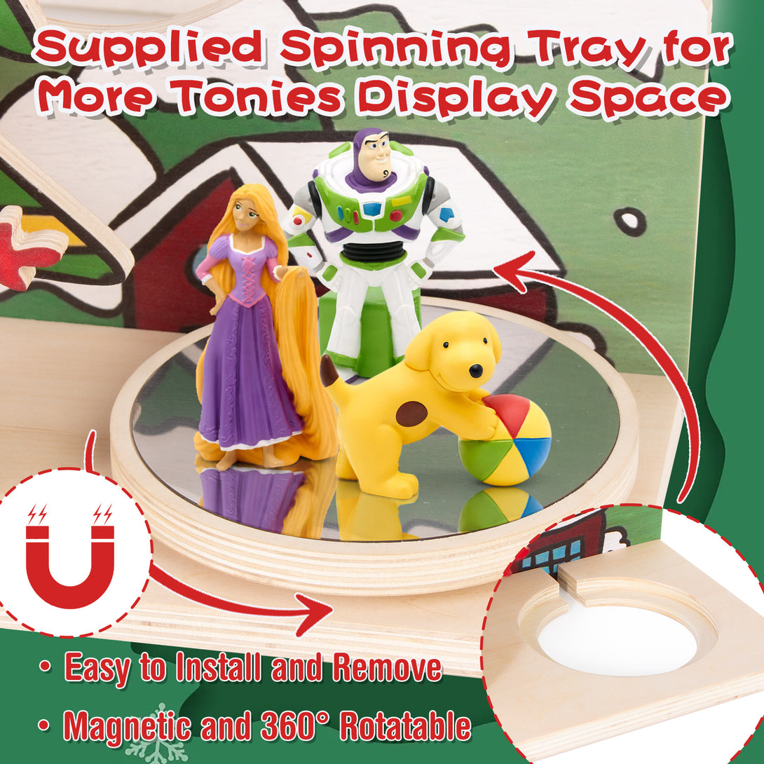 Magnetisches Regal für Tonie Box und Tonies