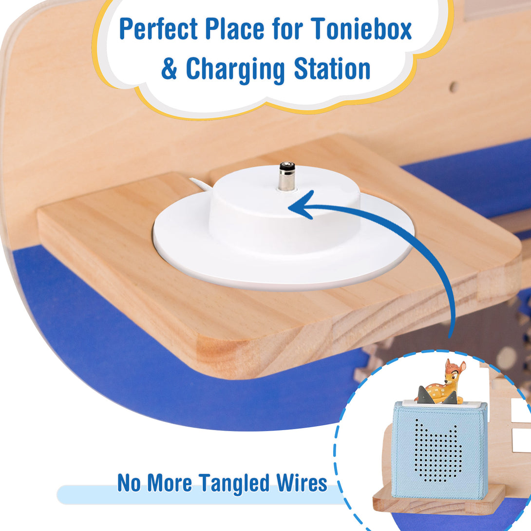 Magnetisches Regal für Tonie Box und Tonies