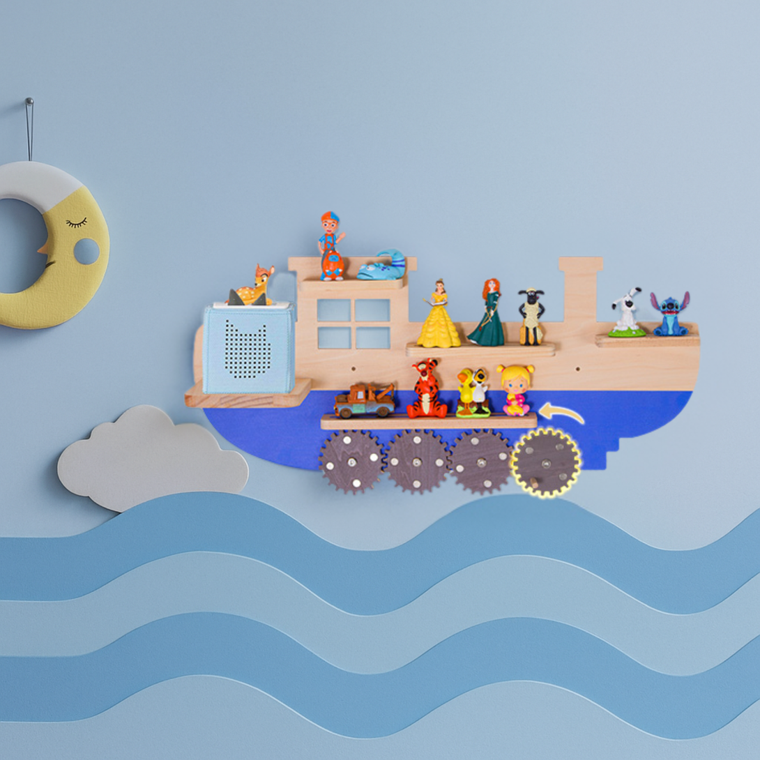 Magnetisches Regal für Tonie Box und Tonies