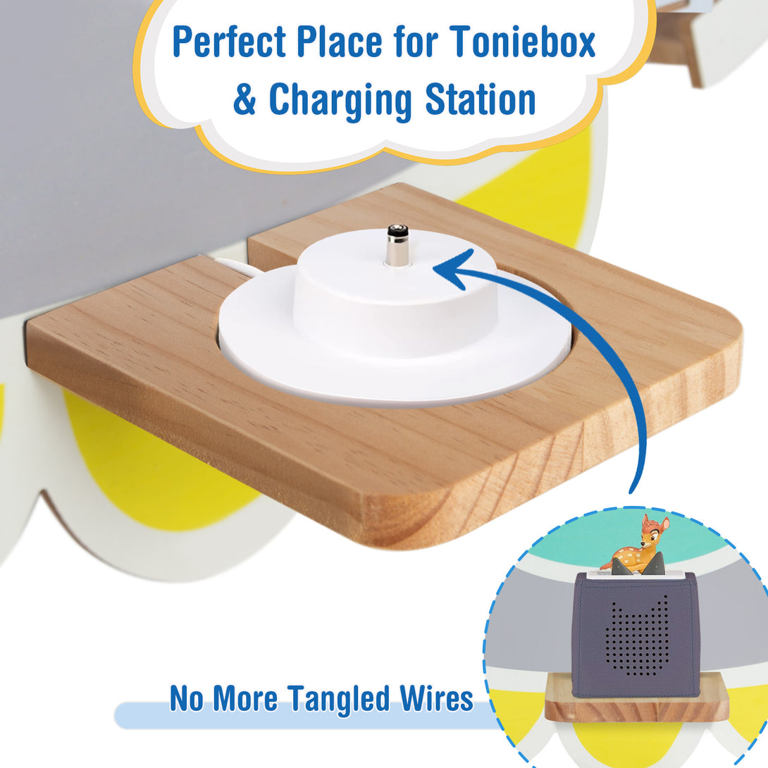 Magnetisches Regal für Tonie Box und Tonies