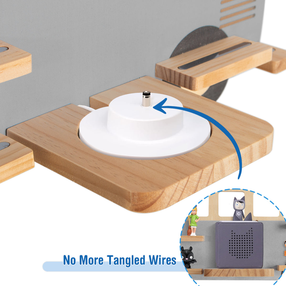 Magnetisches Regal für Tonie Box und Tonies