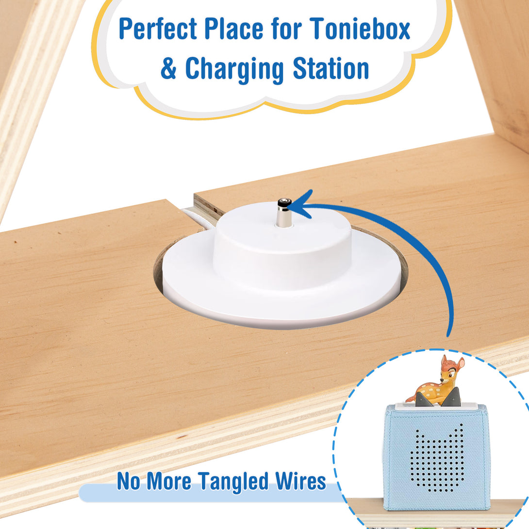 Magnetisches Regal für Tonie Box und Tonies
