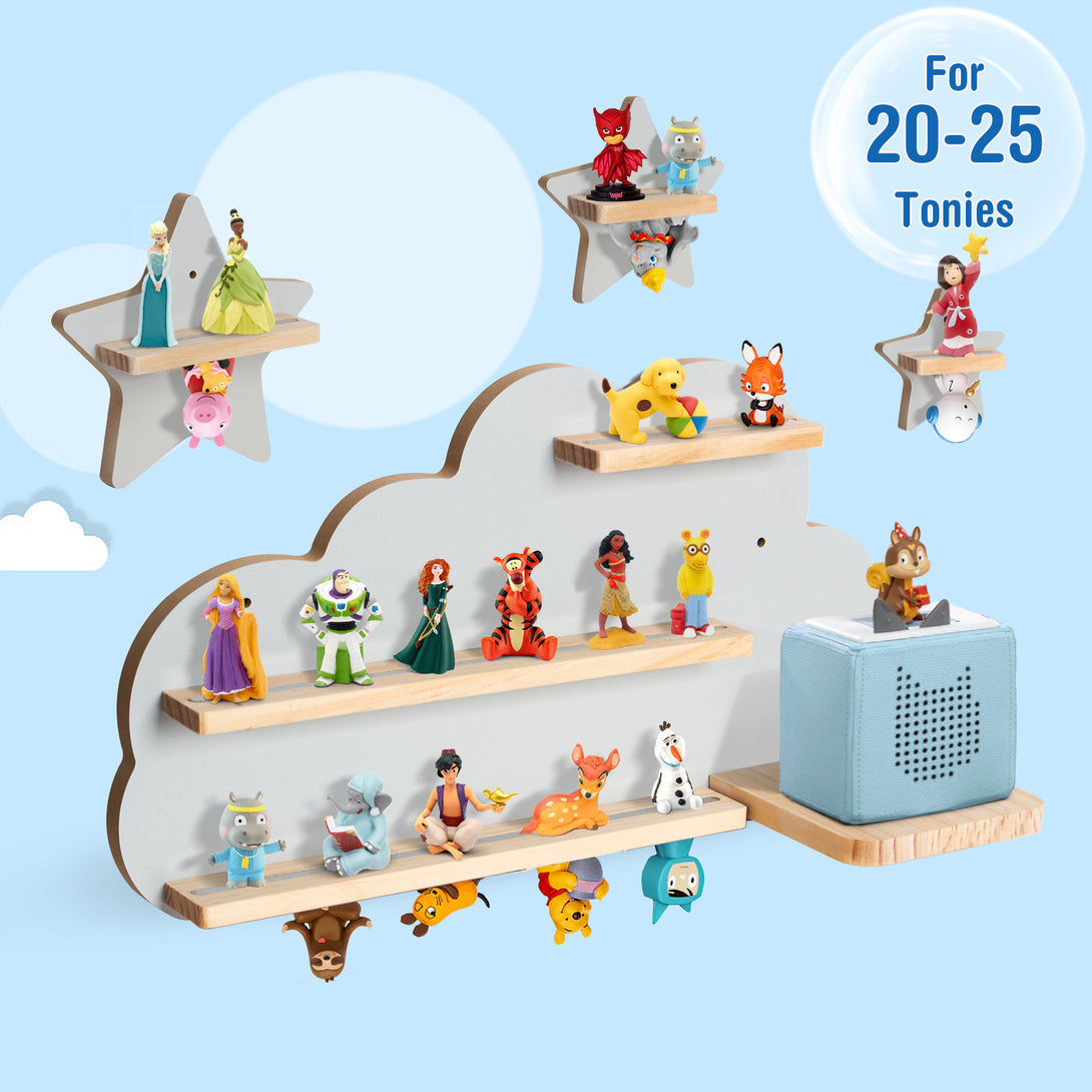 Magnetisches Regal für Tonie Box und Tonies