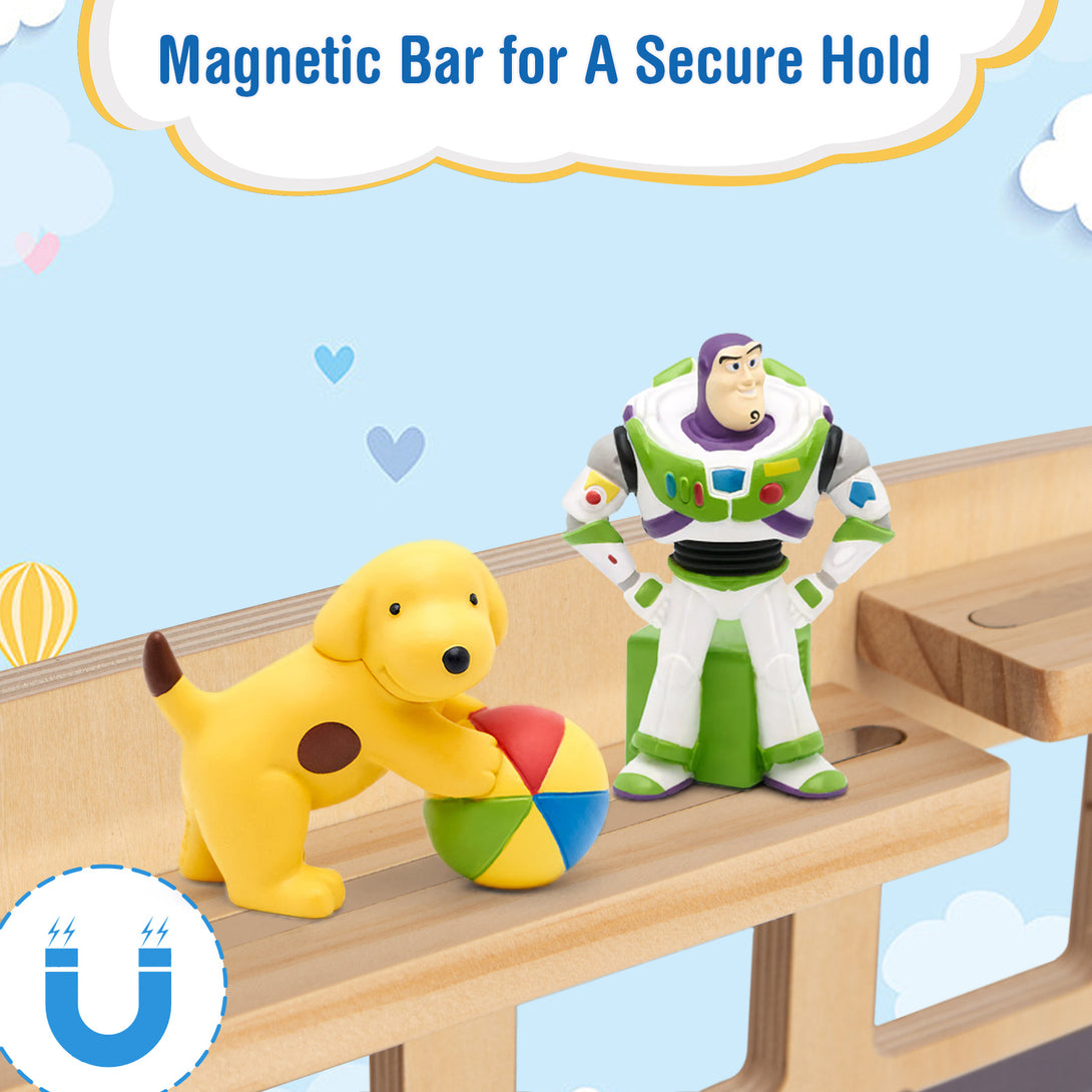 Magnetisches Regal für Tonie Box und Tonies