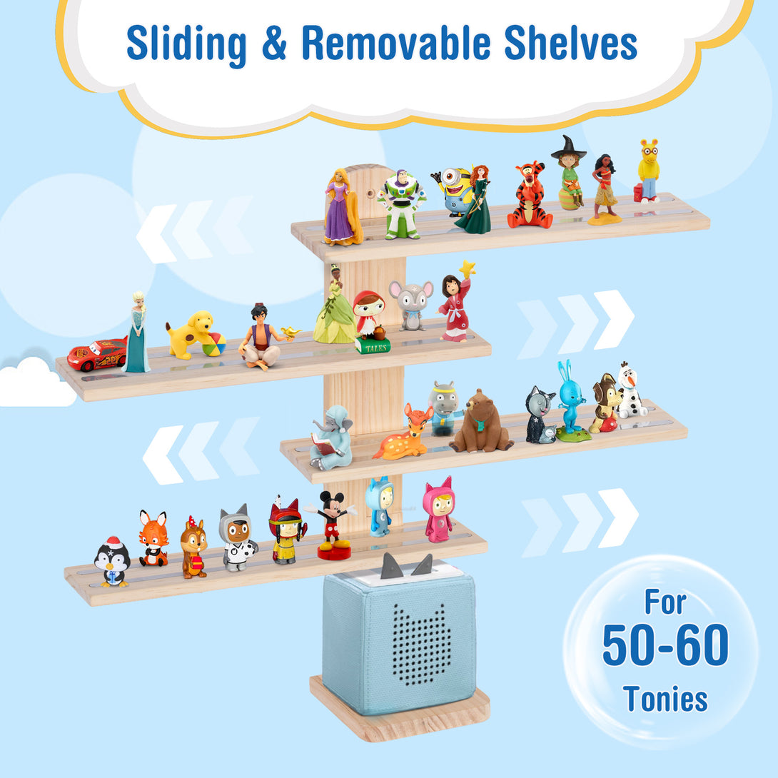 Magnetisches Regal für Tonie Box und Tonies