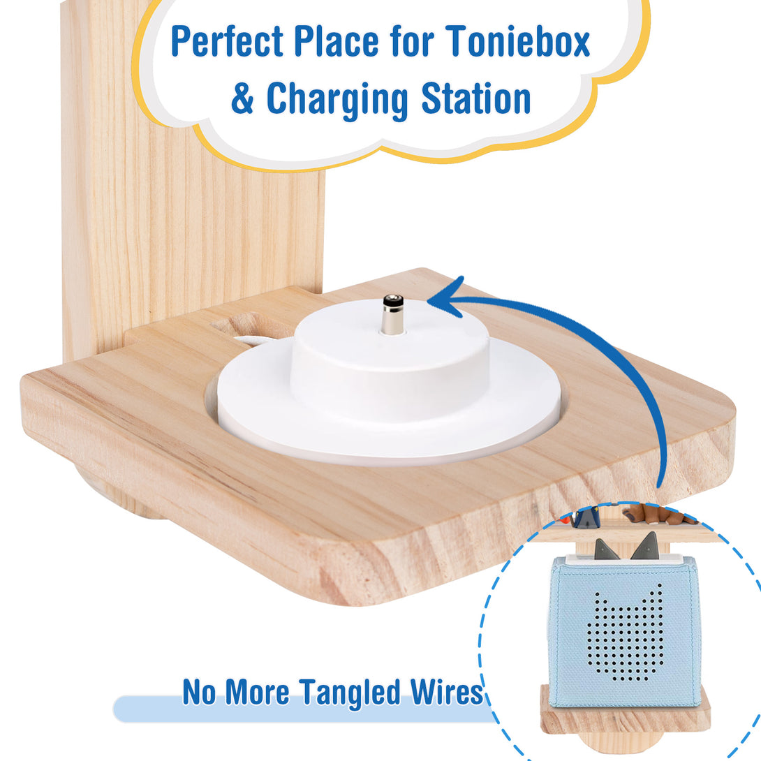 Magnetisches Regal für Tonie Box und Tonies