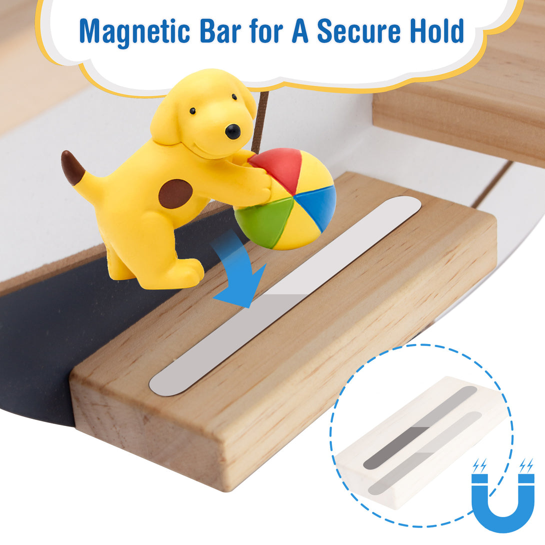 Magnetisches Regal für Tonie Box und Tonies