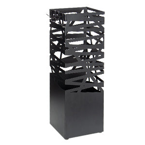 Square-Metal-Umbrella-Stand-Umbrella-Stand-with-4-Hooks-and-Removable-Drip-Tray-Openwork-Patterns-for-Entrance-Home-Office-Black-Square-Metal-Umbrella-Stand