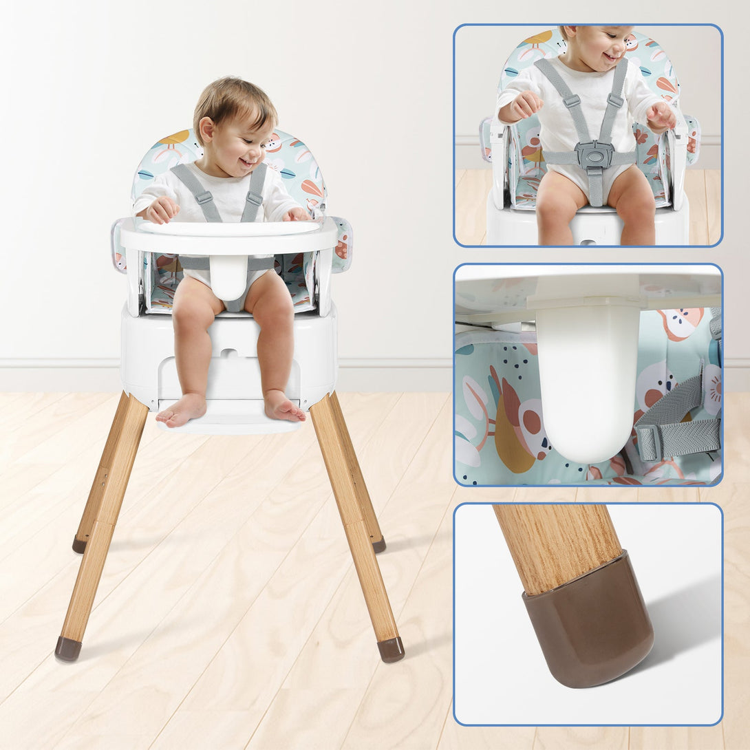 Cadeira Alta para Bebê 4 em 1