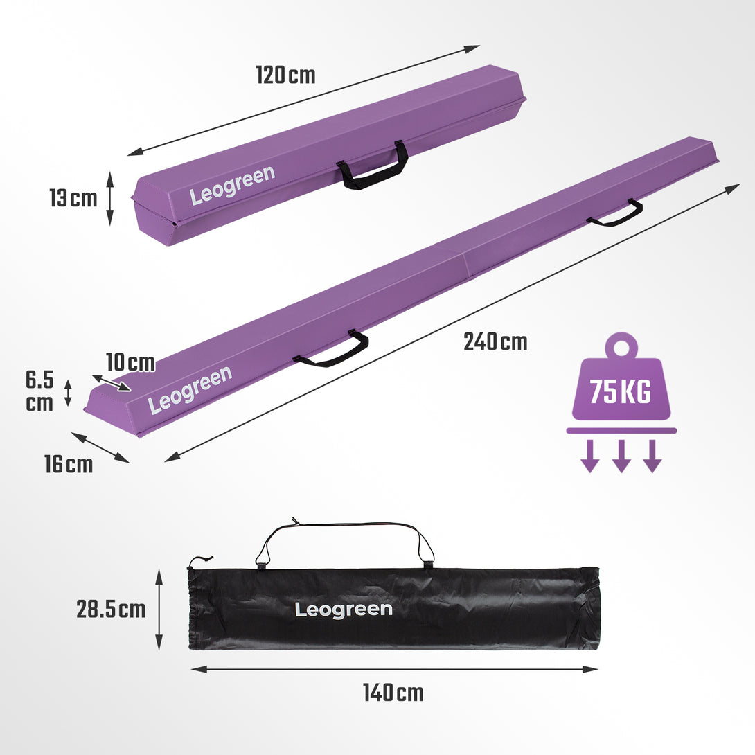 Trave da Ginnastica Pieghevole