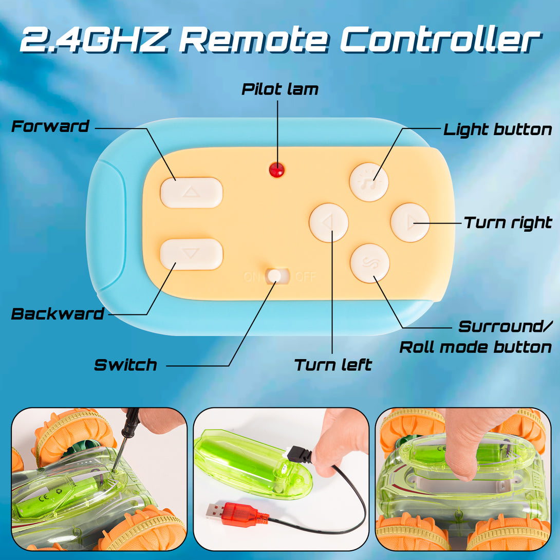 Voiture acrobatique RC - Modèle 1
