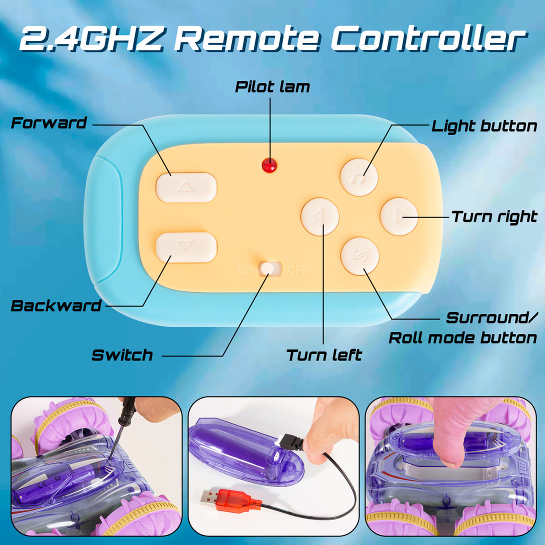 Voiture acrobatique RC - Modèle 1