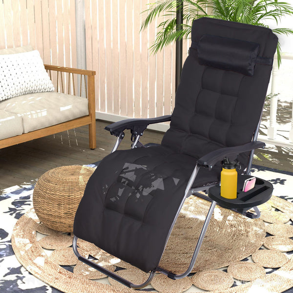 Silla Reclinable Plegable con Cojín Desmontable