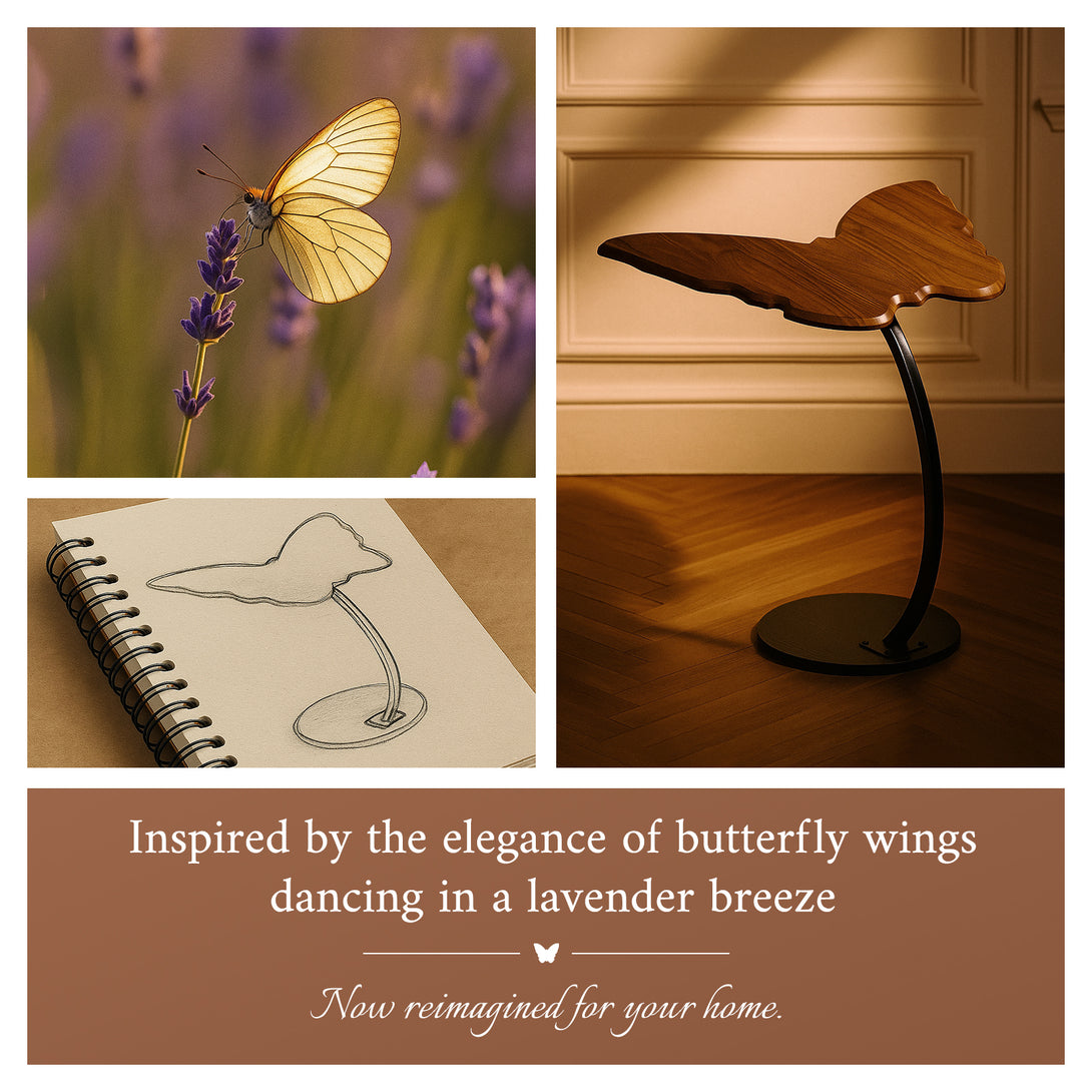 Butterfly Design Side Table