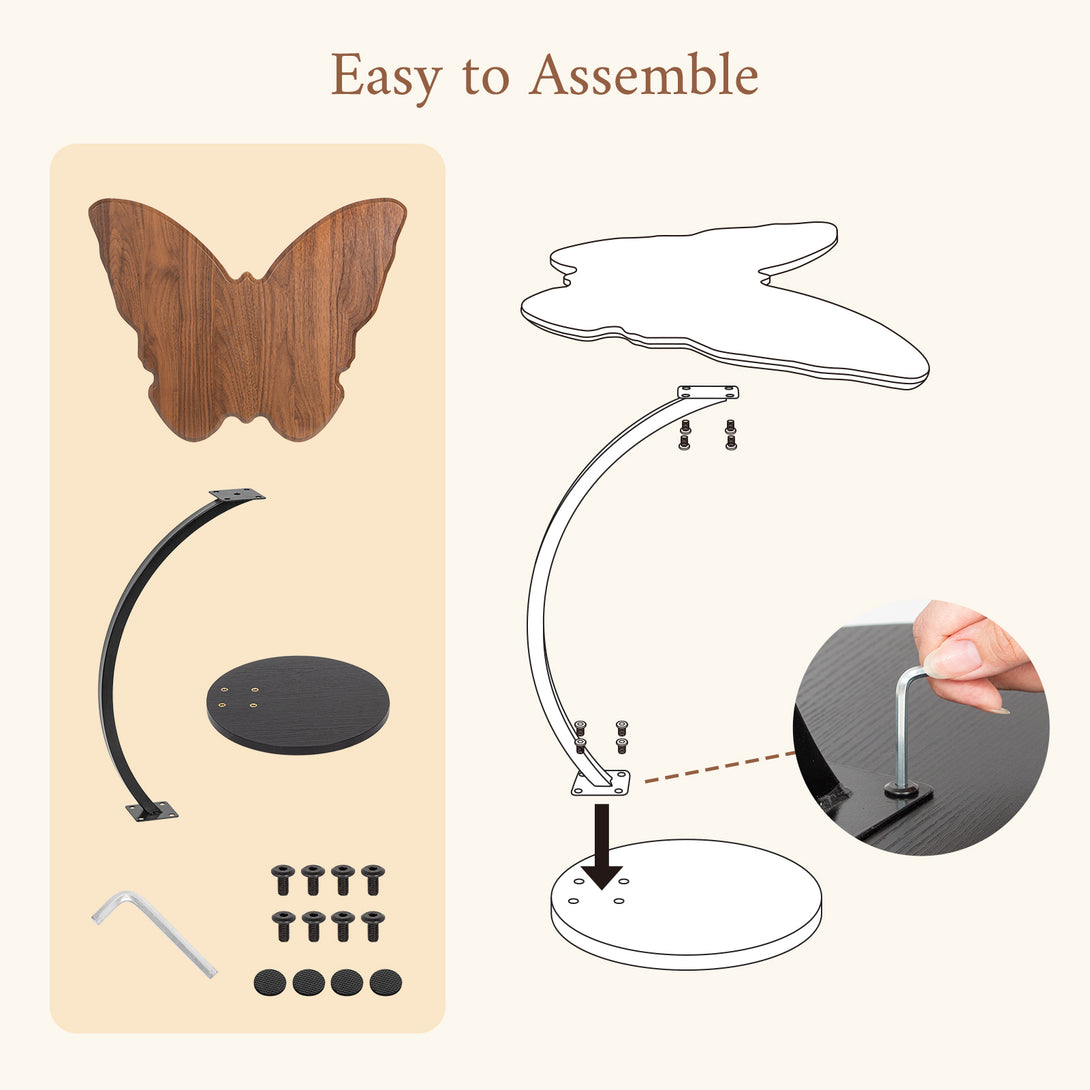 Butterfly Design Side Table