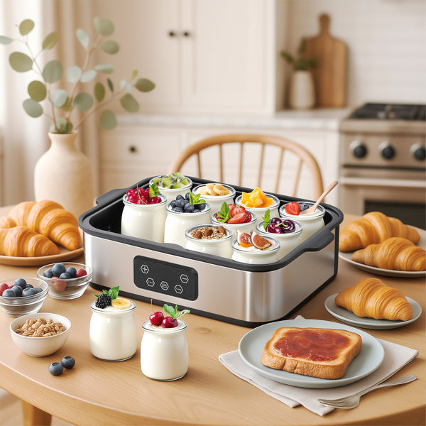 Yogurtiera (12 vasetti, con timer)