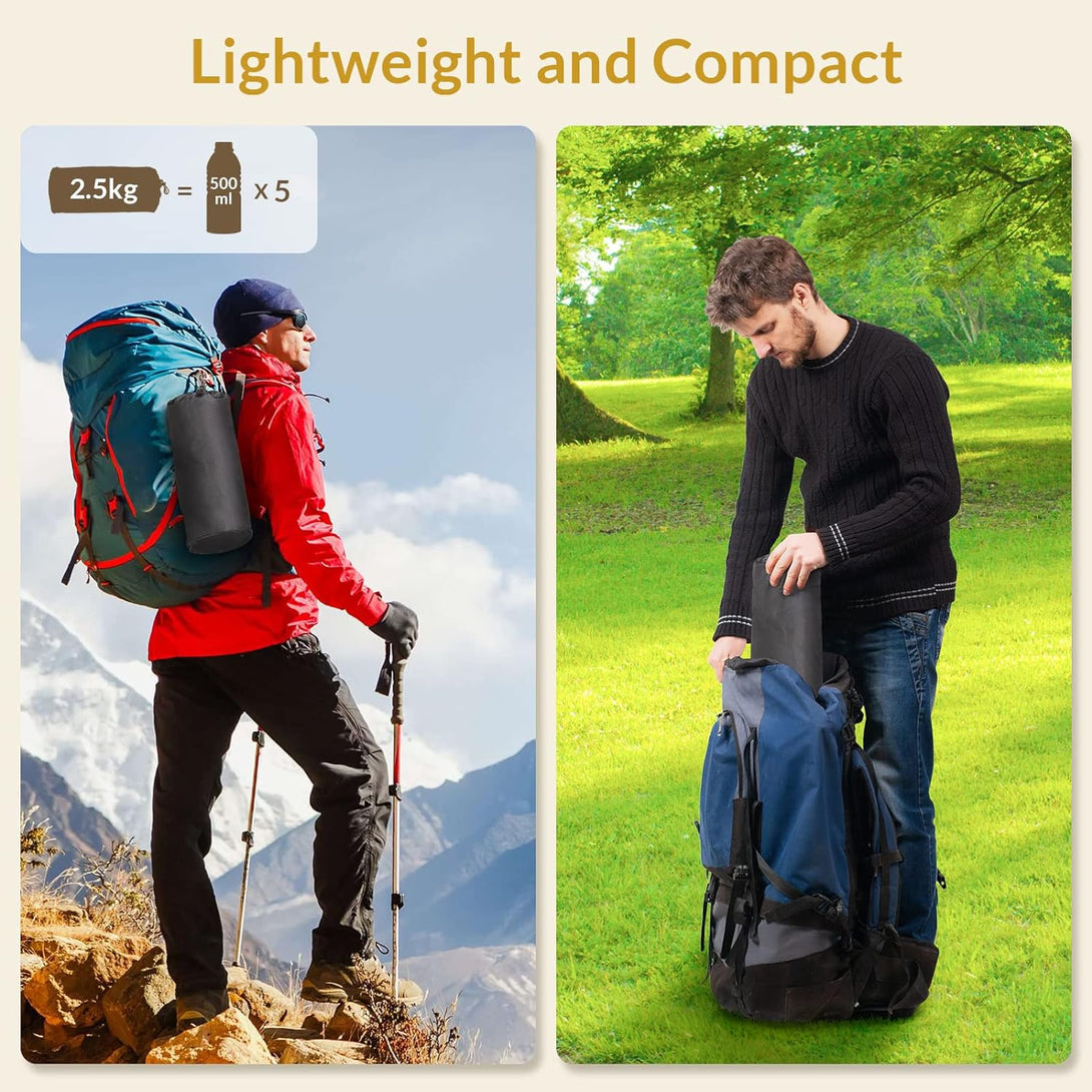 Leogreen-Foldable-Camp-Bed-Ultra-Lightweight-Compact-Strong-and-Durable-192-x-70-x-17cm-for-Tents-Outdoor-Hiking-Traveling-Maximum-Load-150kg-Black