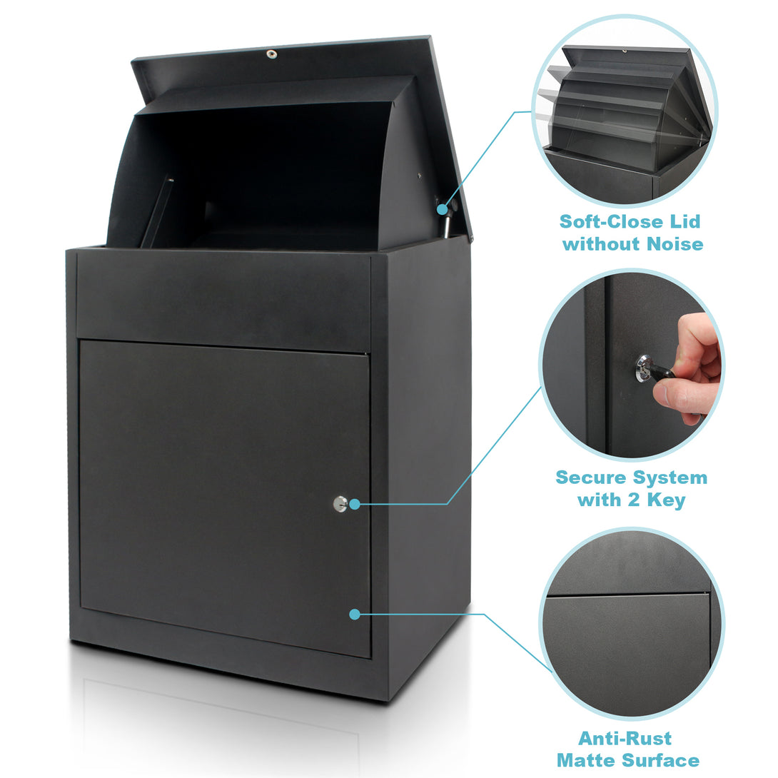 Parcel-Box-for-Letters-and-Parcels-with-2-Keys-Package-Box-Mailbox-Suitable-for-Home-Apartment-School-Office-58x44-5x35cm