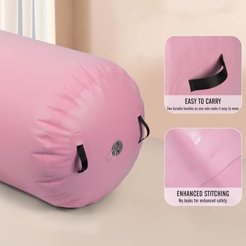 Leogreen 120cm Inflatable Air Roller Pink