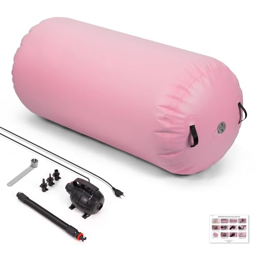 Leogreen 120cm Inflatable Air Roller Pink